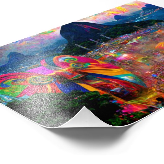 Carnaval, Rio de Janeiro, Poster (Hoek)