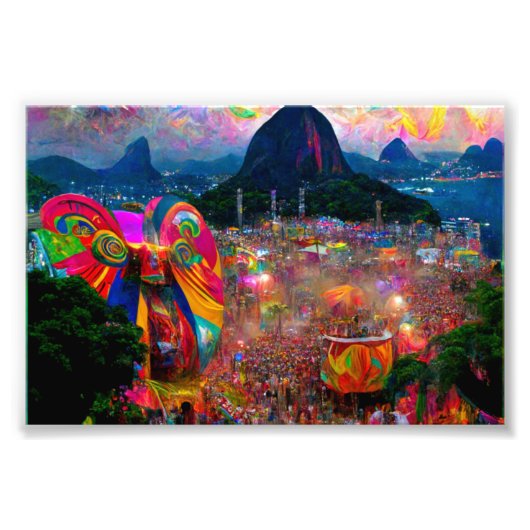 Carnaval, Rio de Janeiro, Poster (Devant)