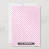 Carnaval rose Filles de cirque Invitation de fête (Dos)