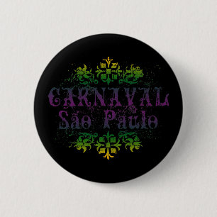 Carnaval Sao Paulo Ronde Button 5,7 Cm