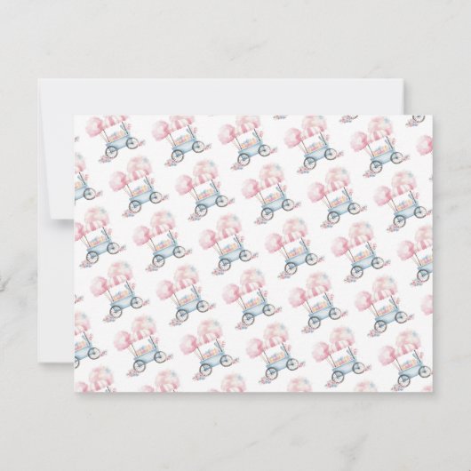 Carnaval Schattig Verjaardag Budget Bedankt Notitiekaartje (Achterkant)