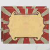 carnaval sjabloon voor het bruiloft van het oogstj (Voorkant / Achterkant)