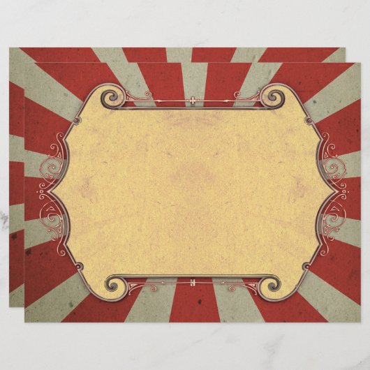 carnaval sjabloon voor het bruiloft van het oogstj (Voorkant / Achterkant)