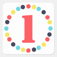 Carnaval Stickers {vierkant}