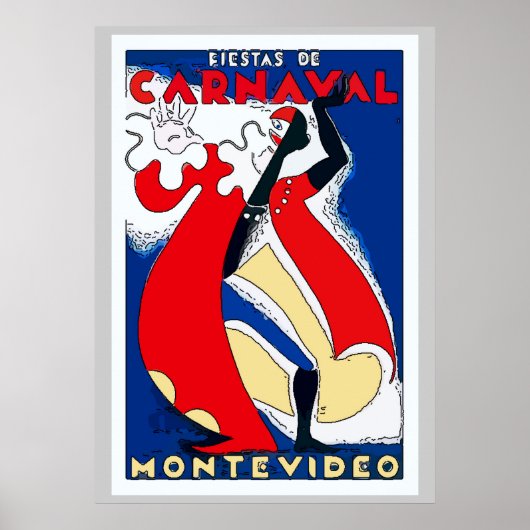 Carnaval  stijl poster (Voorkant)