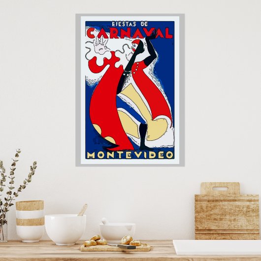 Carnaval stijl poster (Keuken)