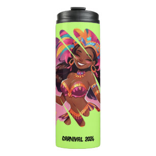  Carnaval-thema Tumbler Thermosbeker