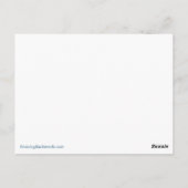 Carnaval van bloemen briefkaart (Achterkant)