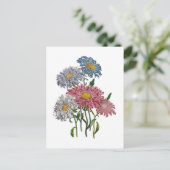 Carnaval van bloemen briefkaart (Staand voorkant)