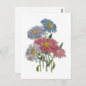 Carnaval van bloemen briefkaart (Voorkant / Achterkant)