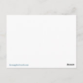 Carnaval van bloemen briefkaart (Achterkant)