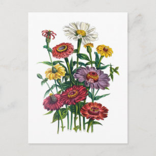 Carnaval van bloemen briefkaart