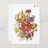 Carnaval van bloemen briefkaart (Voorkant / Achterkant)