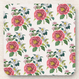 Carnaval van bloemen drankjes onderzetter