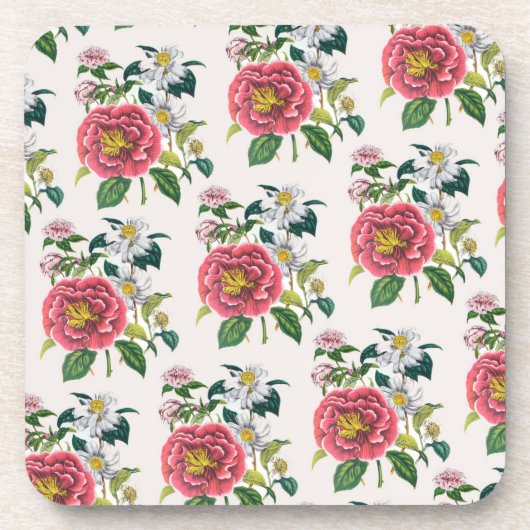 Carnaval van bloemen drankjes onderzetter (Voorkant)