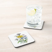 Carnaval van bloemen drankjes onderzetter (Rechterzijde)