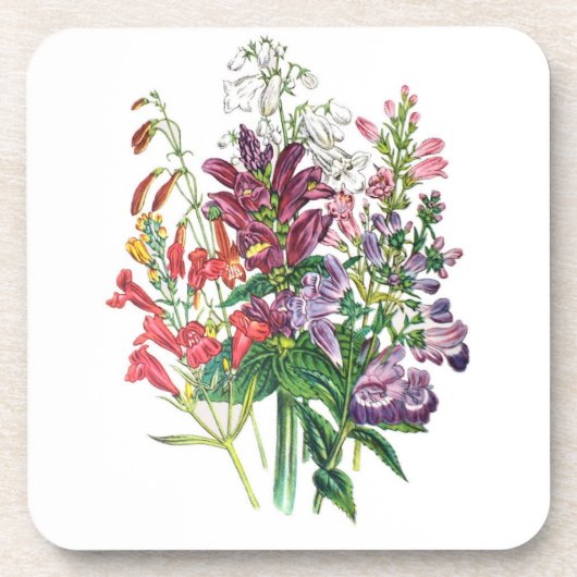 Carnaval van bloemen drankjes onderzetter (Voorkant)