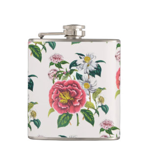 Carnaval van bloemen heupfles