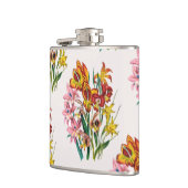 Carnaval van bloemen heupfles (Links)