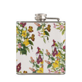 Carnaval van bloemen heupfles (Achterkant)