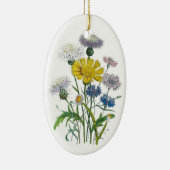 Carnaval van bloemen keramisch ornament (Rechts)