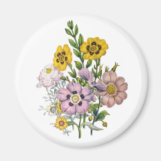 Carnaval van bloemen magneet (Voorkant)