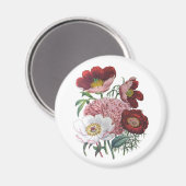 Carnaval van bloemen magneet (Voorkant / Achterkant)