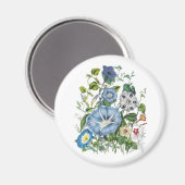 Carnaval van bloemen magneet (Voorkant / Achterkant)