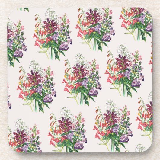 Carnaval van bloemen onderzetter (Voorkant)