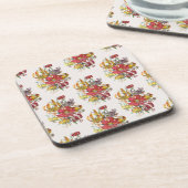 Carnaval van bloemen onderzetter (Linkerzijde)