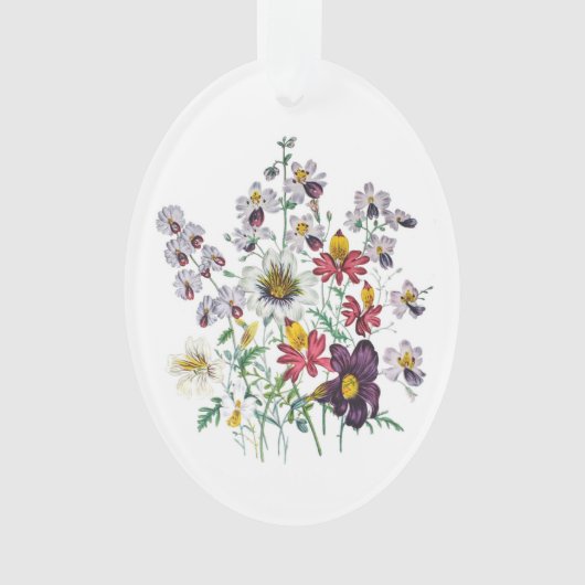 Carnaval van bloemen ornament (voorkant)