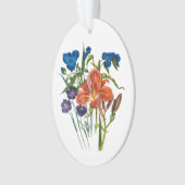 Carnaval van bloemen ornament (voorkant)