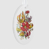 Carnaval van bloemen ornament (voorkant)