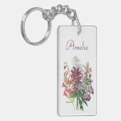 Carnaval van bloemen sleutelhanger (Voorkant Links)