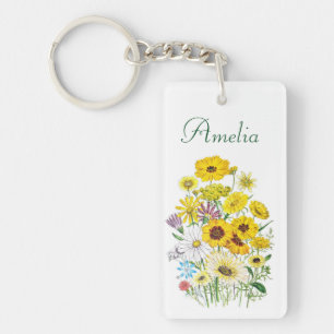 Carnaval van bloemen sleutelhanger