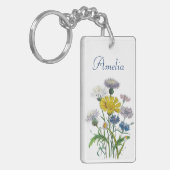 Carnaval van bloemen sleutelhanger (Voorkant Links)