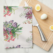 Carnaval van bloemen theedoek (Quarter Fold)