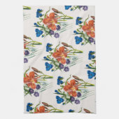 Carnaval van bloemen theedoek (Verticaal)