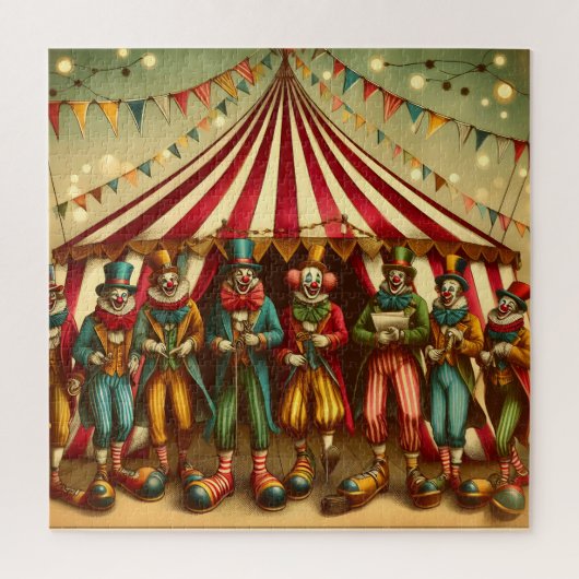 Carnaval van het Enigmatic Ensemble van Funny Clow Legpuzzel (Verticaal)