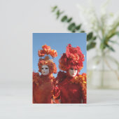Carnaval van Venetië Briefkaart (Staand voorkant)