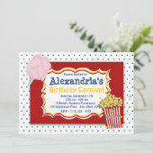 Carnaval Verjaardag primaire kleuren Kaart (Staand voorkant)