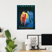 Carnaval Vinho do Porto  Wine and Art Poster (Thuiskantoor)