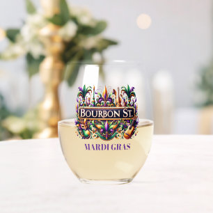Carnaval Wijnglas Zonder Voet
