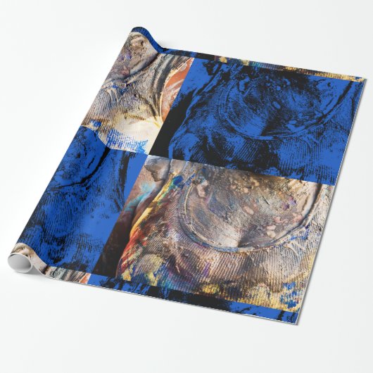 carnavalborst cadeaupapier (Uitgerold)