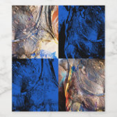 carnavalborst wijn etiket (Enkel label)