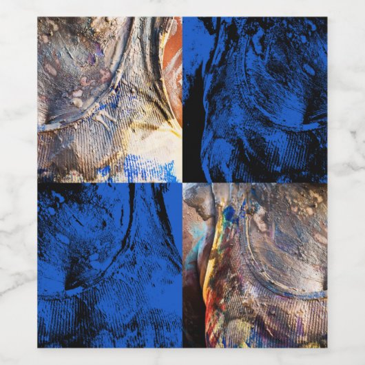 carnavalborst wijn etiket (Enkel label)