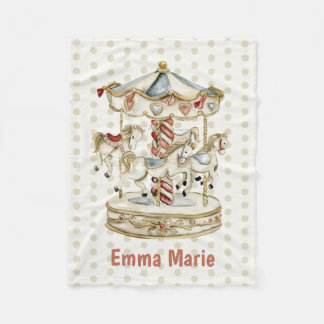  carnavalpaarden Baby Boy Girl Fleece Deken