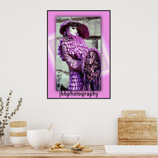 carnavalpaars poster (Keuken)