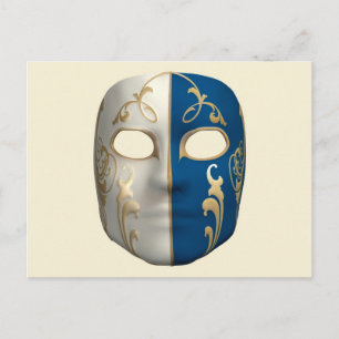 Carnavalsmasker Briefkaart