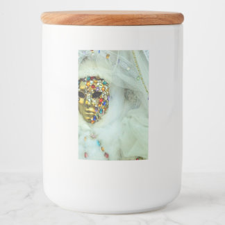 Carnavalstijd Voedselcontainer Etiket